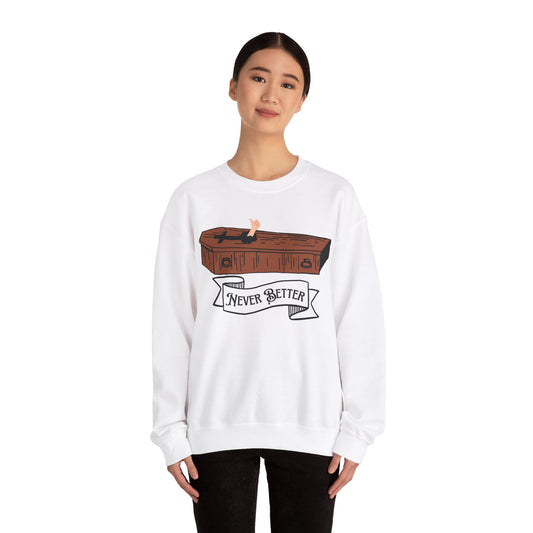 Never Better Unisex Heavy Blend™ Crewneck Sweatshirt