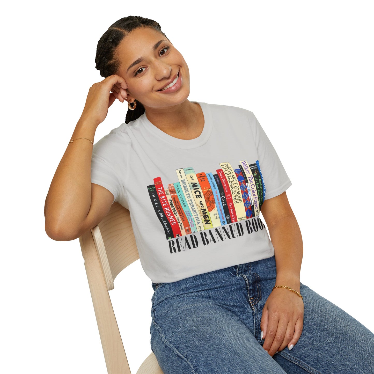 Read Banned Books - Unisex Softstyle T-Shirt