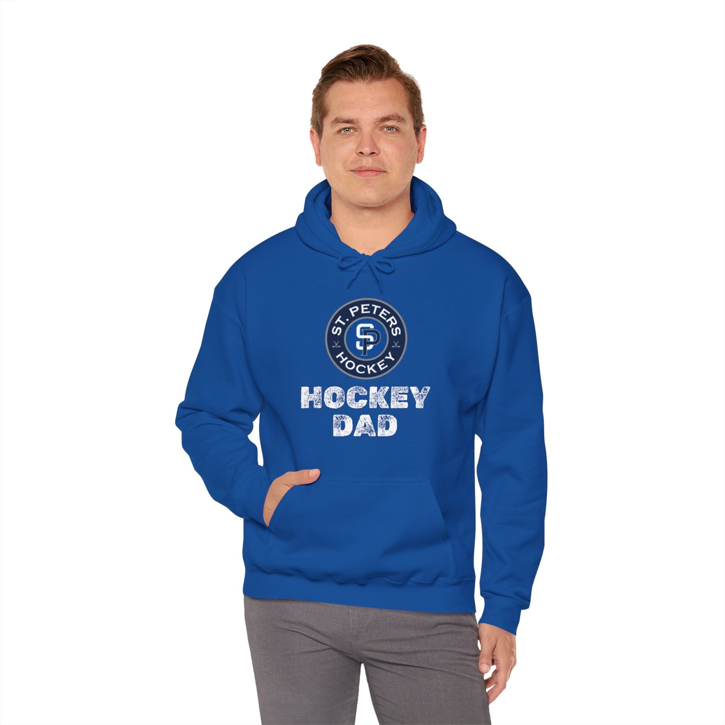 STP Hockey Dad - Unisex Heavy Blend™ Hooded Sweatshirt