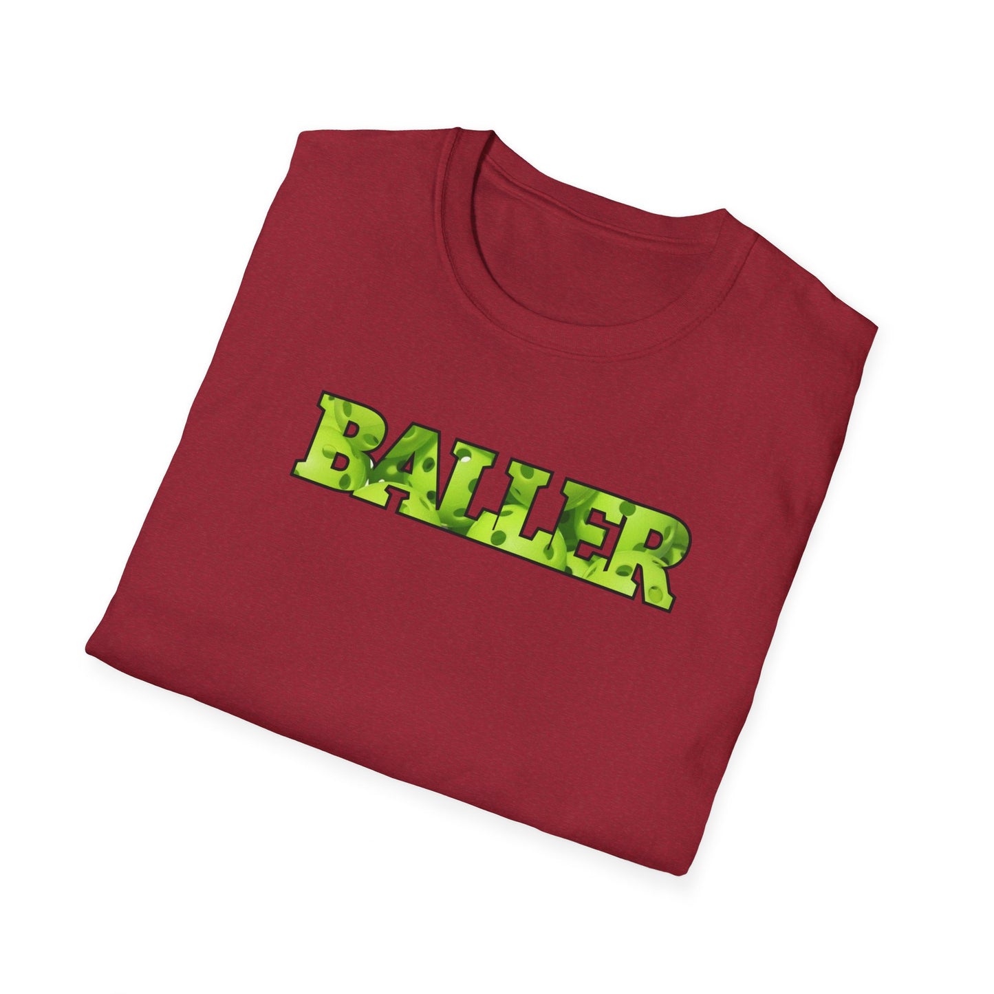 Baller Pickleball - Unisex Softstyle T-Shirt