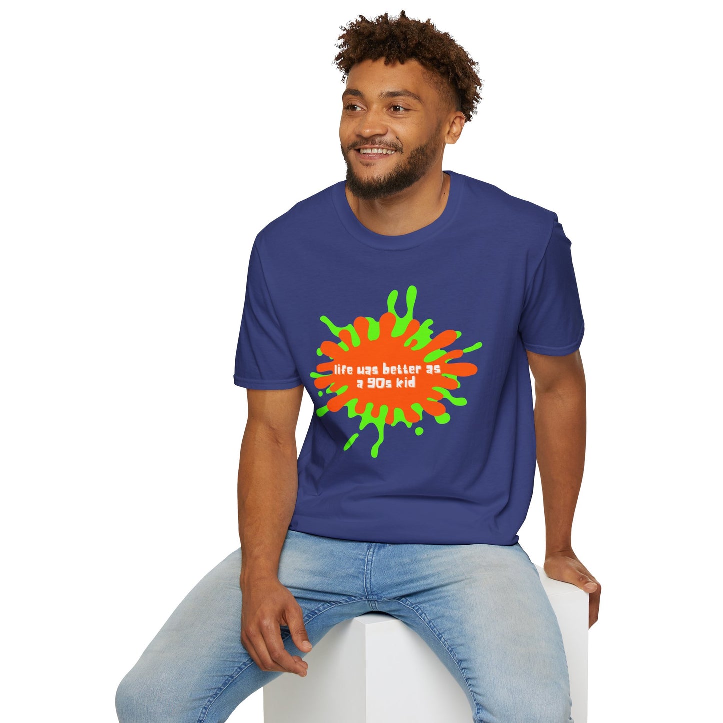 Life was better as a 90s kid Unisex Softstyle T-Shirt