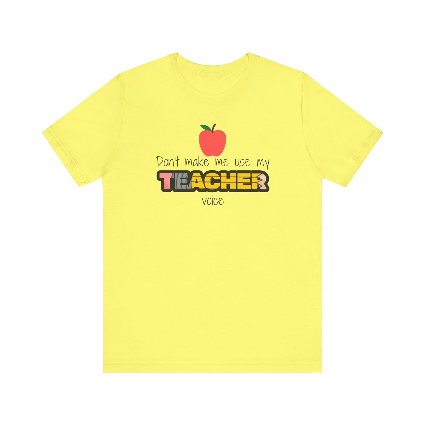 Teacher Voice - Bella + Canvas Unisex Jersey Short Sleeve Tee