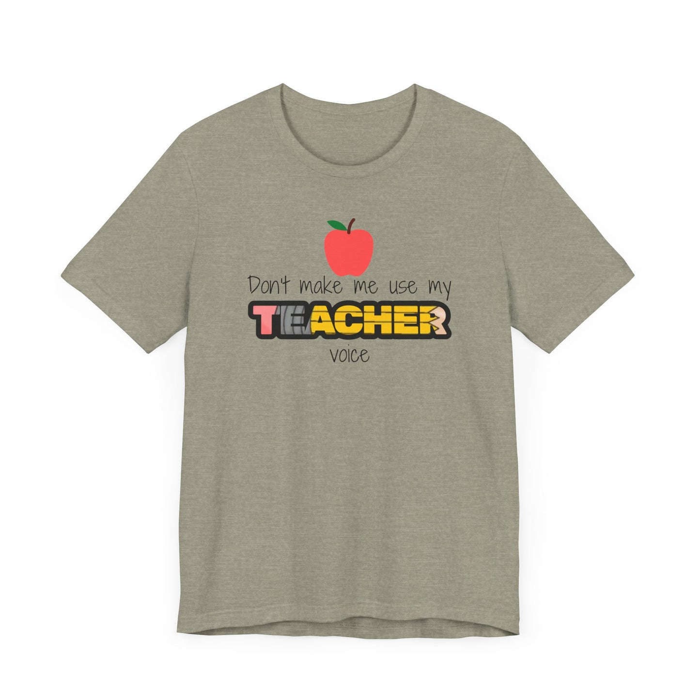 Teacher Voice - Bella + Canvas Unisex Jersey Short Sleeve Tee