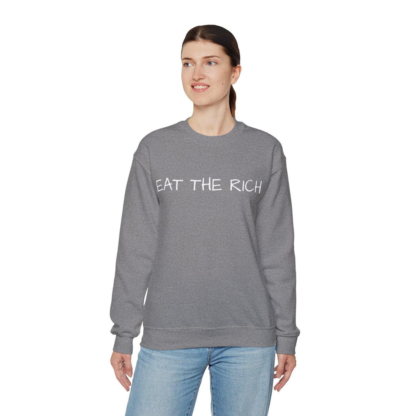 Eat the Rich - Unisex Heavy Blend™ Crewneck Sweatshirt