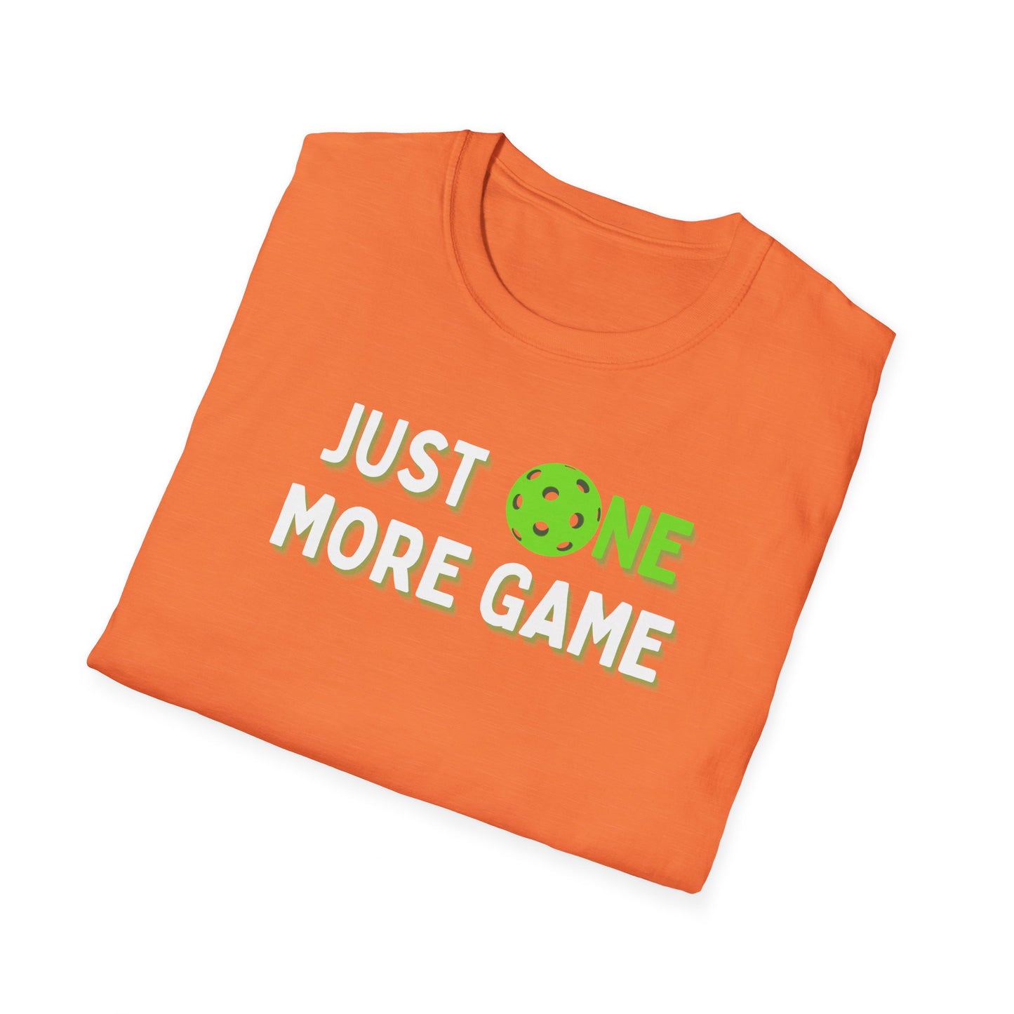 Just One More Game Pickleball - Unisex Softstyle T-Shirt