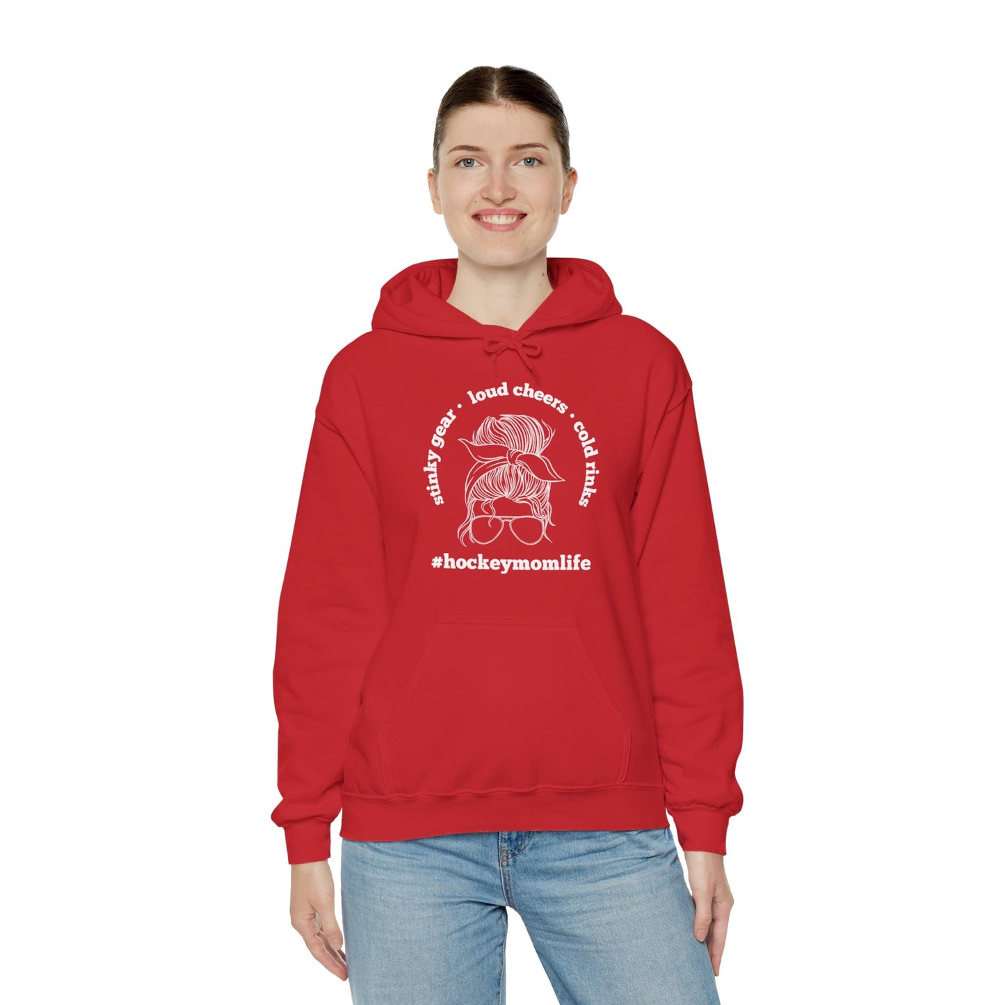 #hockeymomlife Hoodie - Unisex Heavy Blend™ Hooded Sweatshirt