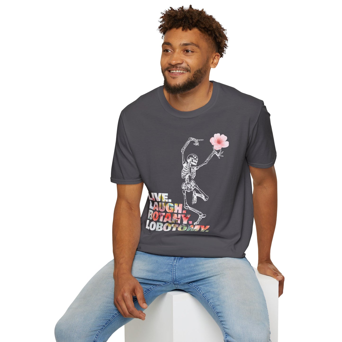 Live. Laugh. Botany. Lobotomy. - Unisex Softstyle T-Shirt