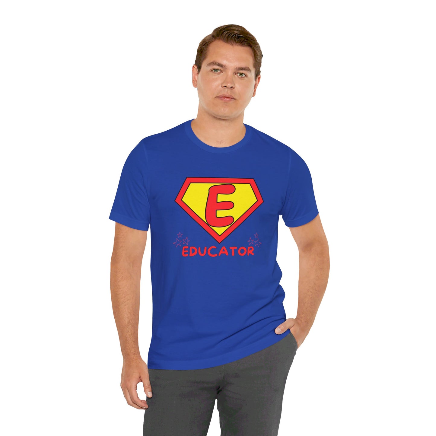 Educator Superhero - Unisex Jersey Short Sleeve Tee