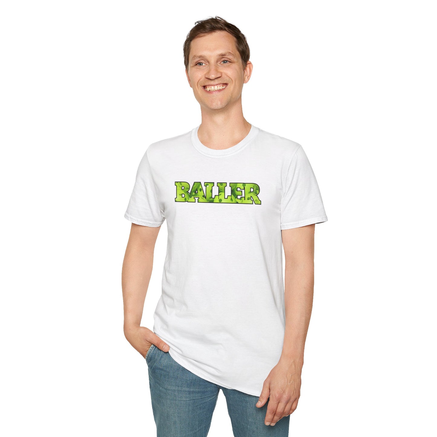 Baller Pickleball - Unisex Softstyle T-Shirt