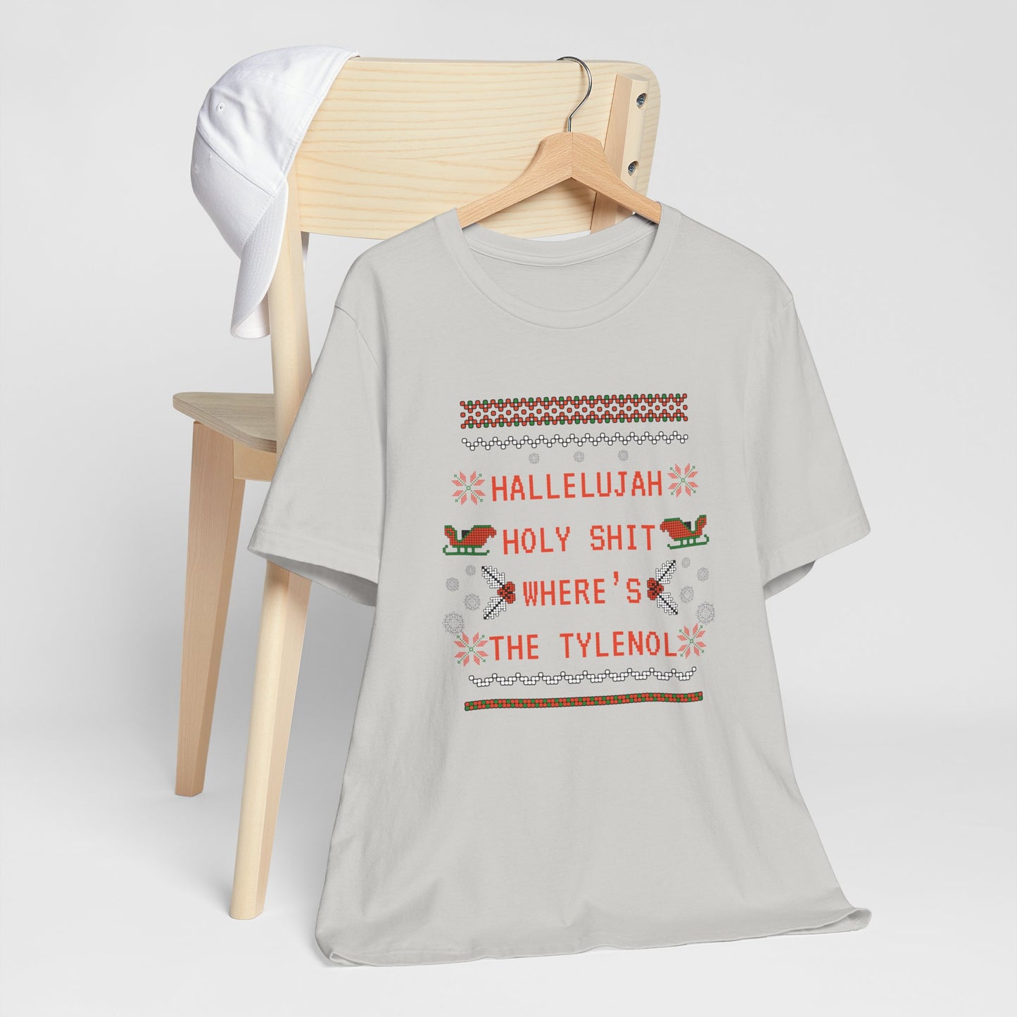 Christmas Vacay Where's the Tylenol - Unisex Jersey Short Sleeve Tee