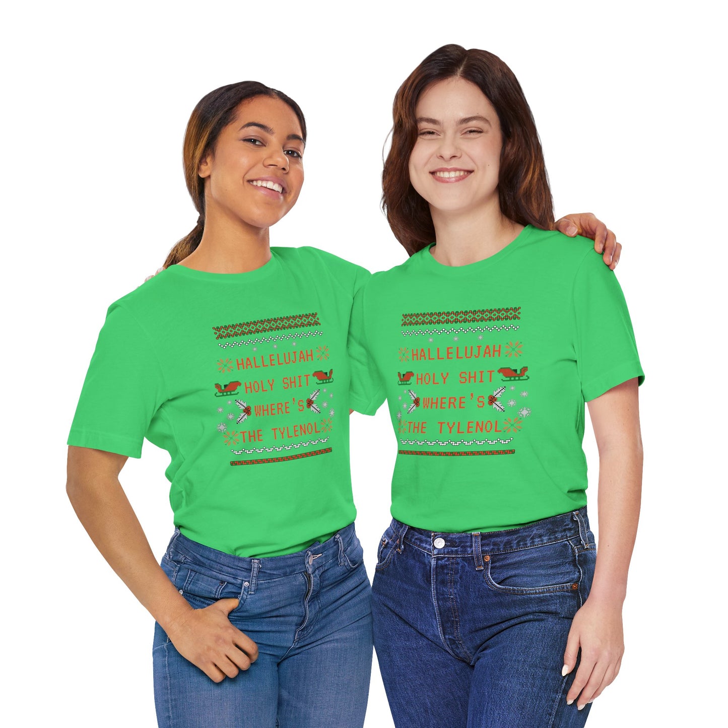 Christmas Vacay Where's the Tylenol - Unisex Jersey Short Sleeve Tee