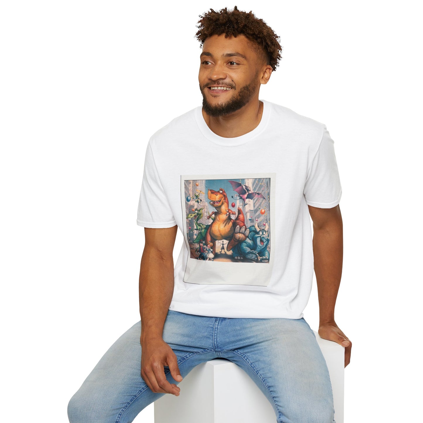 90's Dinosaurs Unisex Softstyle T-Shirt