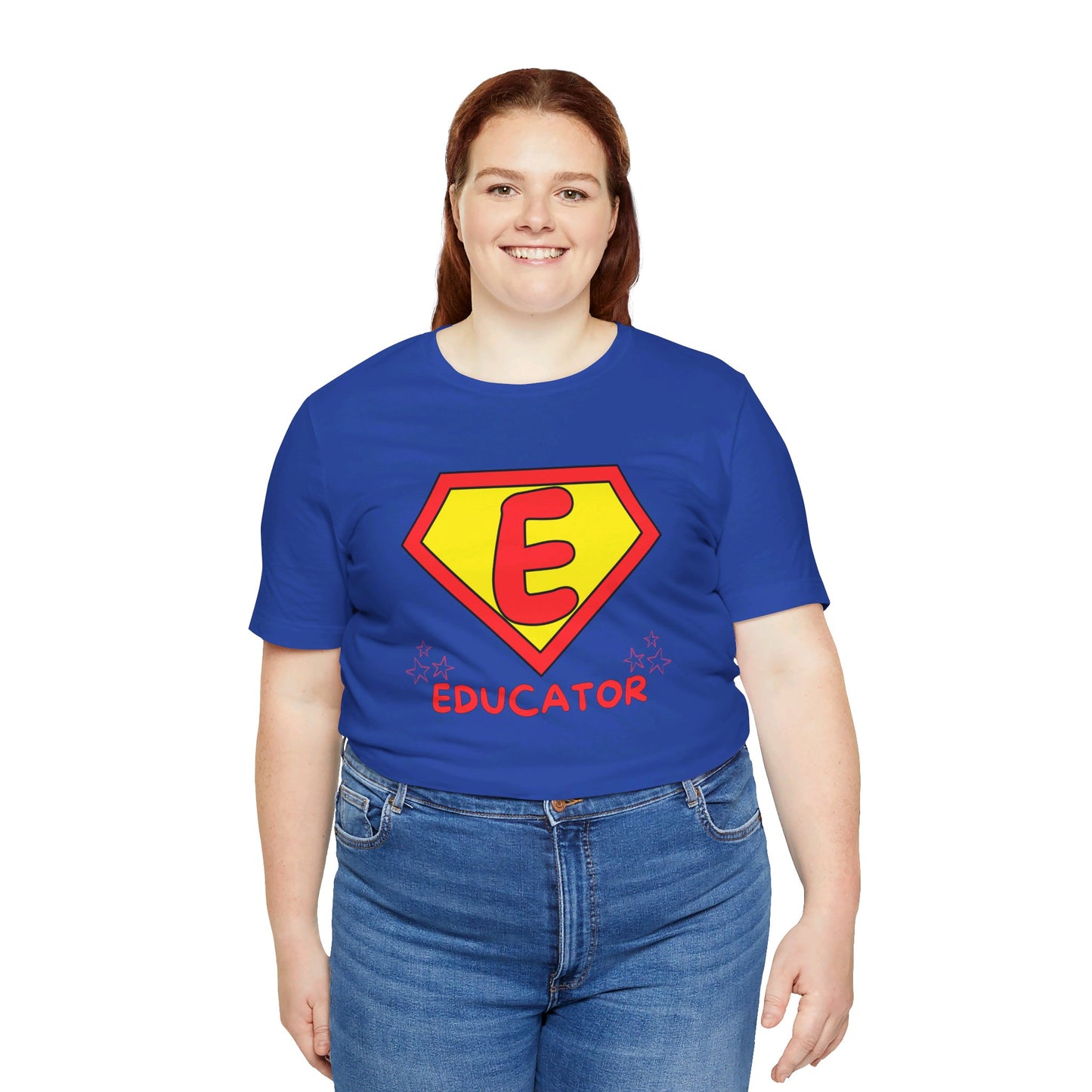 Educator Superhero - Unisex Jersey Short Sleeve Tee