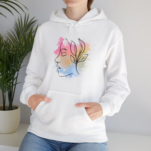 Divine Feminine Watercolor Hoodie - Unisex Heavy Blend™ Hooded Sweatshirt