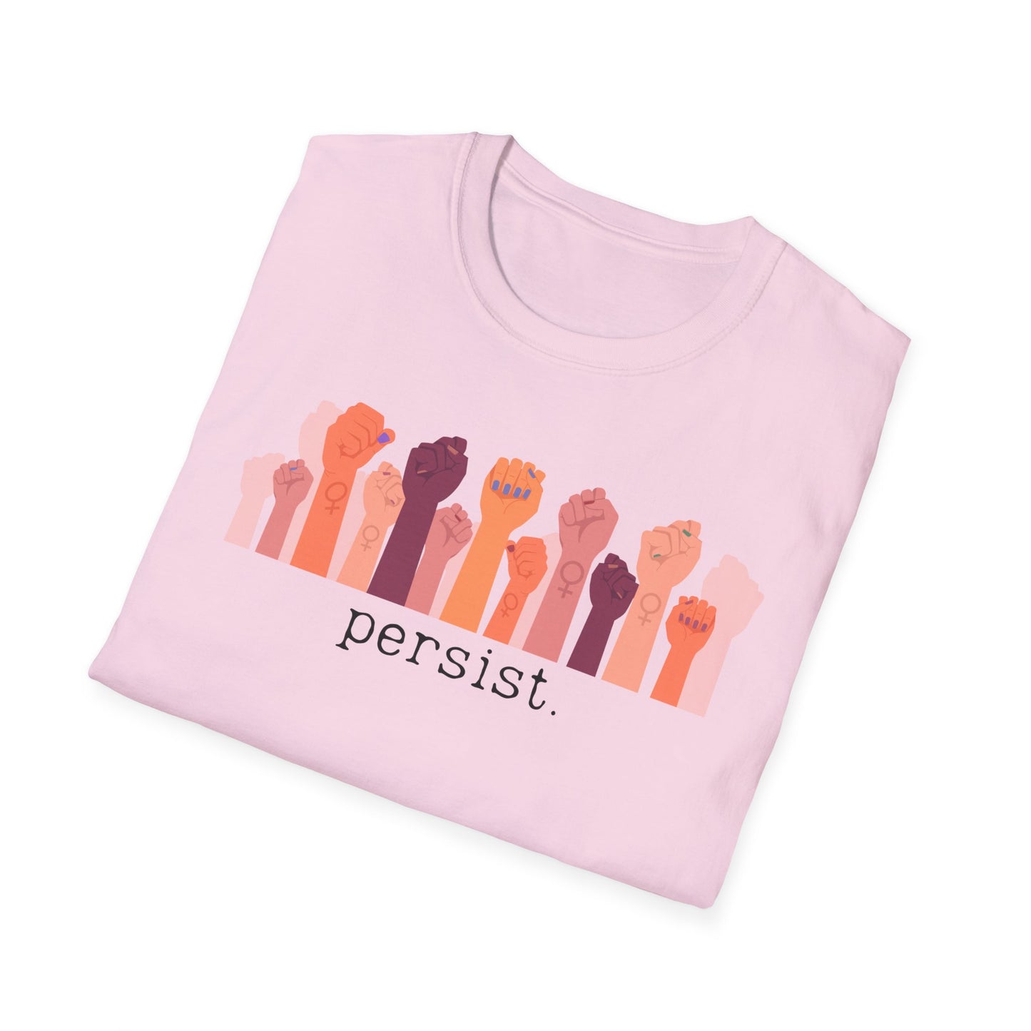 Persist Fists - Unisex Softstyle T-Shirt