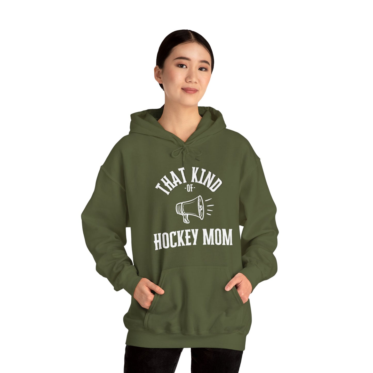 That Kind of Hockey Mom - Unisex Heavy Blend™ Hooded Sweatshirt