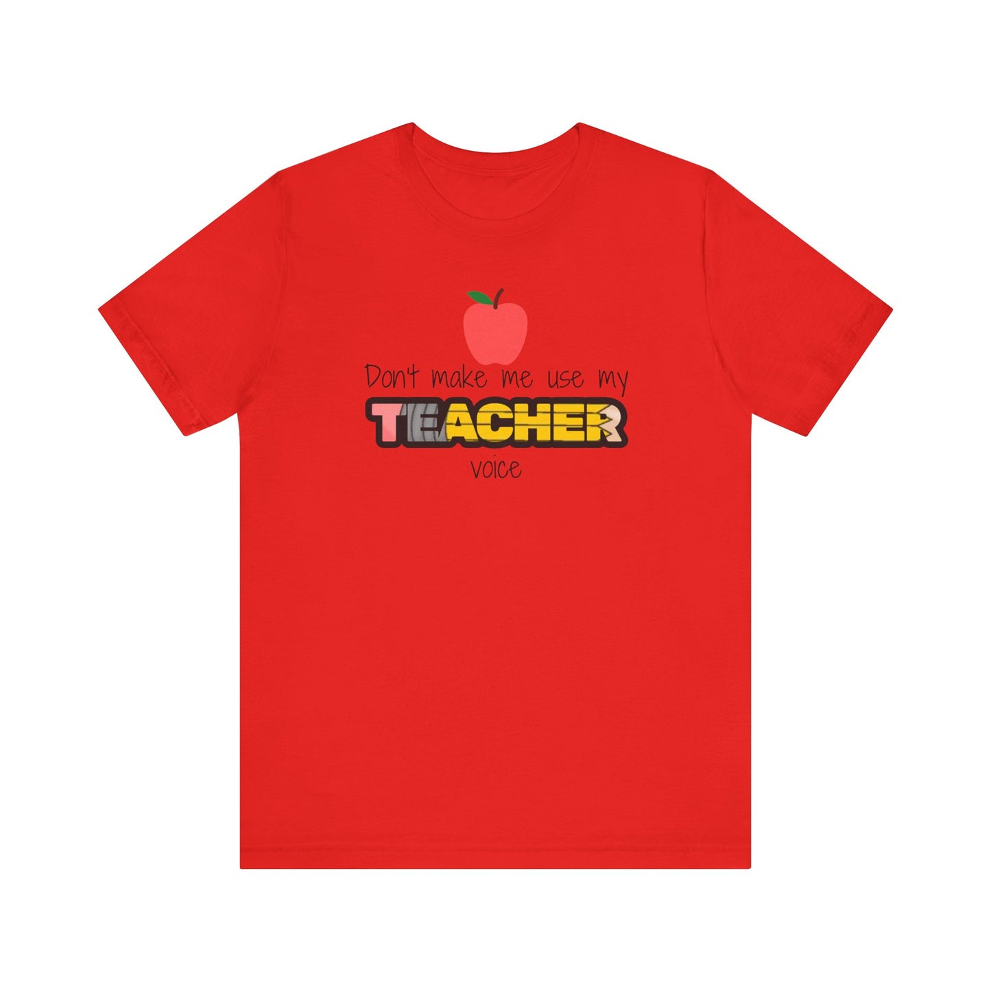 Teacher Voice - Bella + Canvas Unisex Jersey Short Sleeve Tee