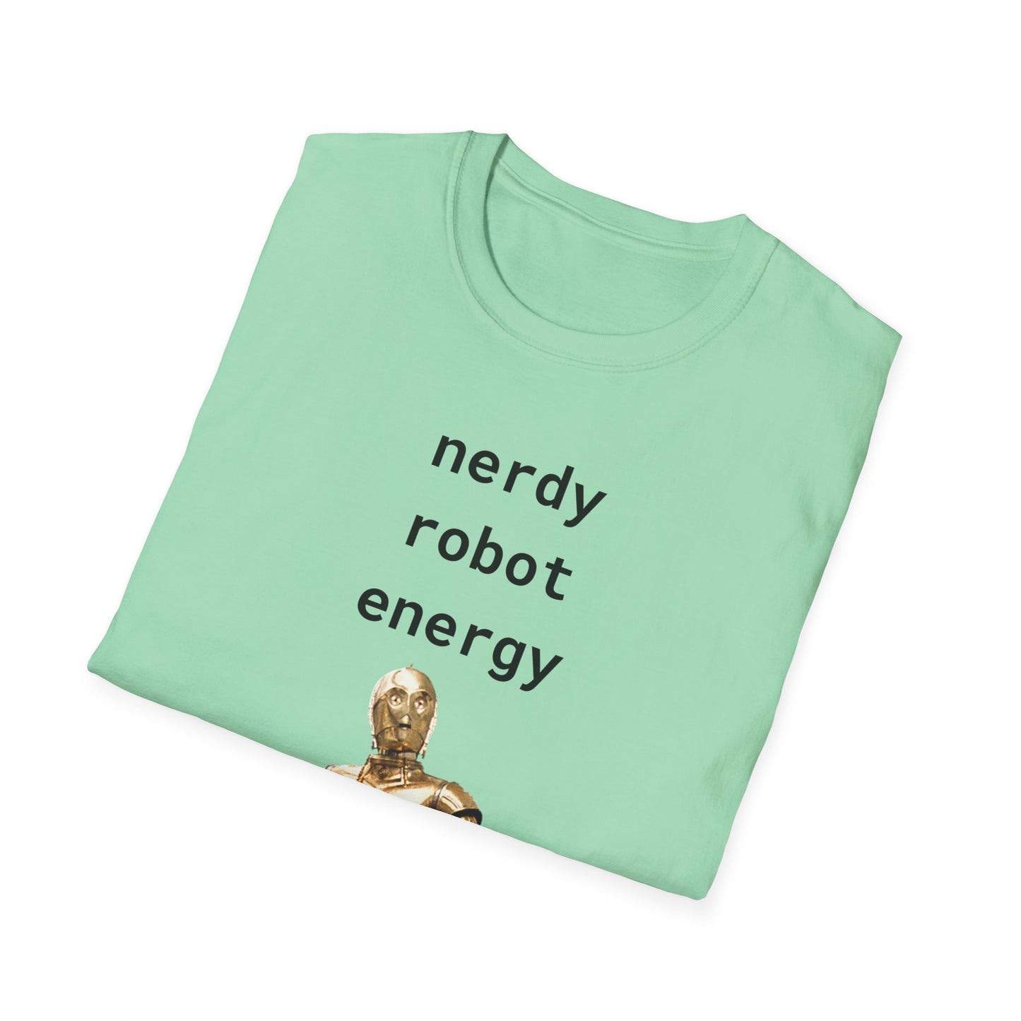 Nerdy Robot Energy - Unisex Softstyle T-Shirt