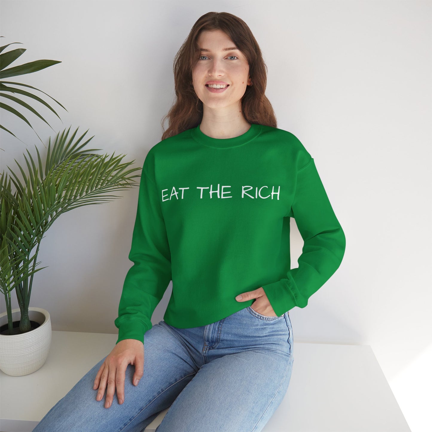 Eat the Rich - Unisex Heavy Blend™ Crewneck Sweatshirt