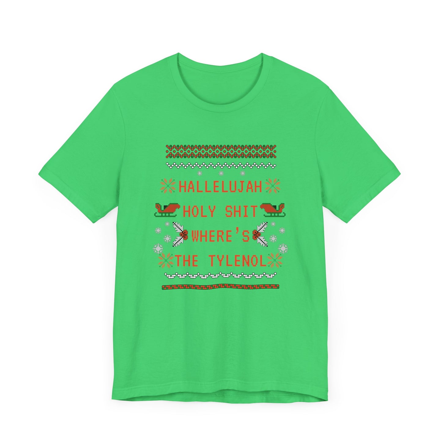 Christmas Vacay Where's the Tylenol - Unisex Jersey Short Sleeve Tee