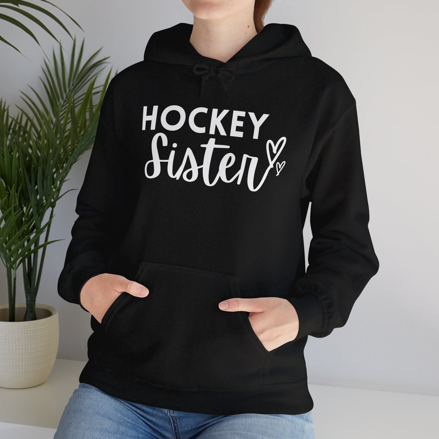 Hockey Sister Hoodie Unisex Heavy Blend™ Hooded Sweatshirt