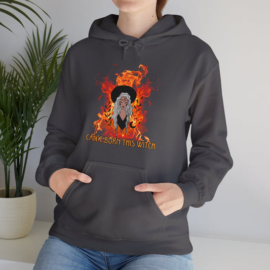 Can't Burn this Witch Hoodie - Unisex Heavy Blend™ Hooded Sweatshirt