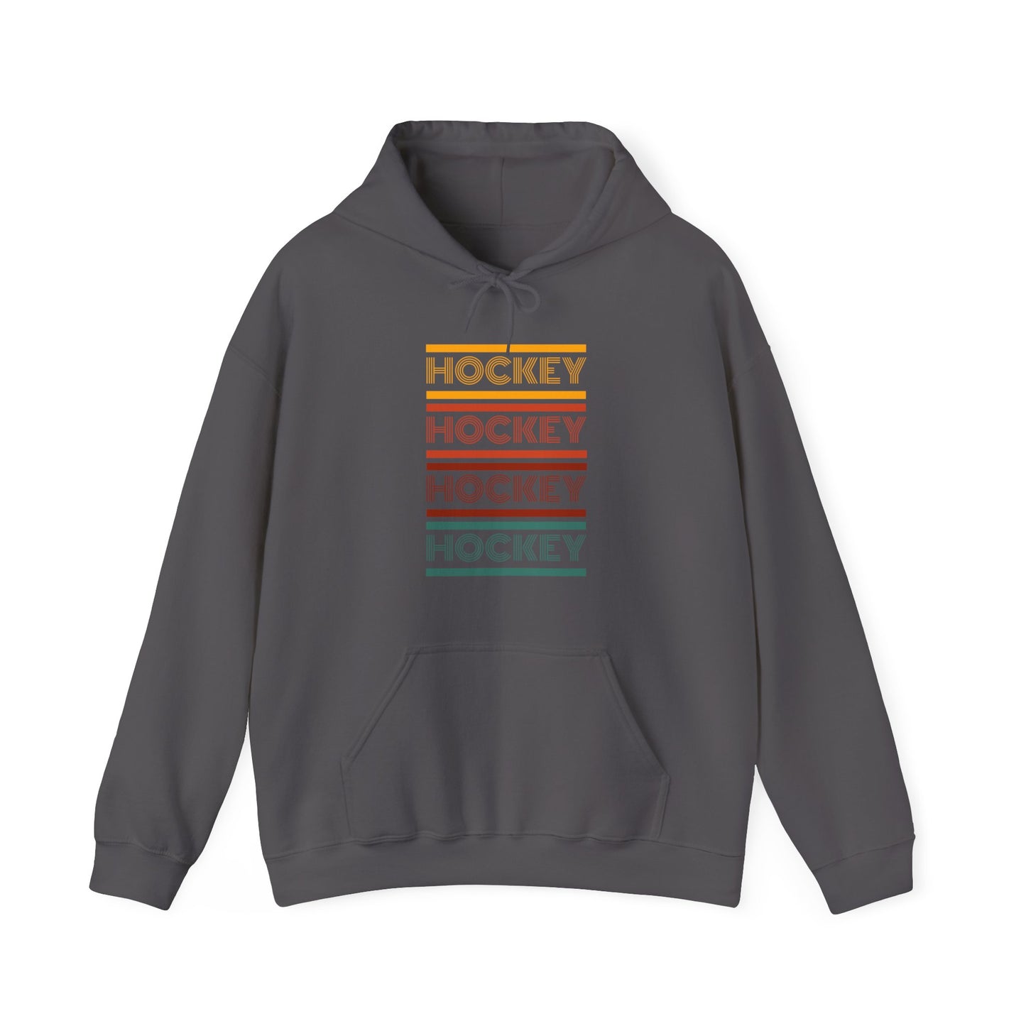 Retro Hockey - Unisex Heavy Blend™ Hooded Sweatshirt