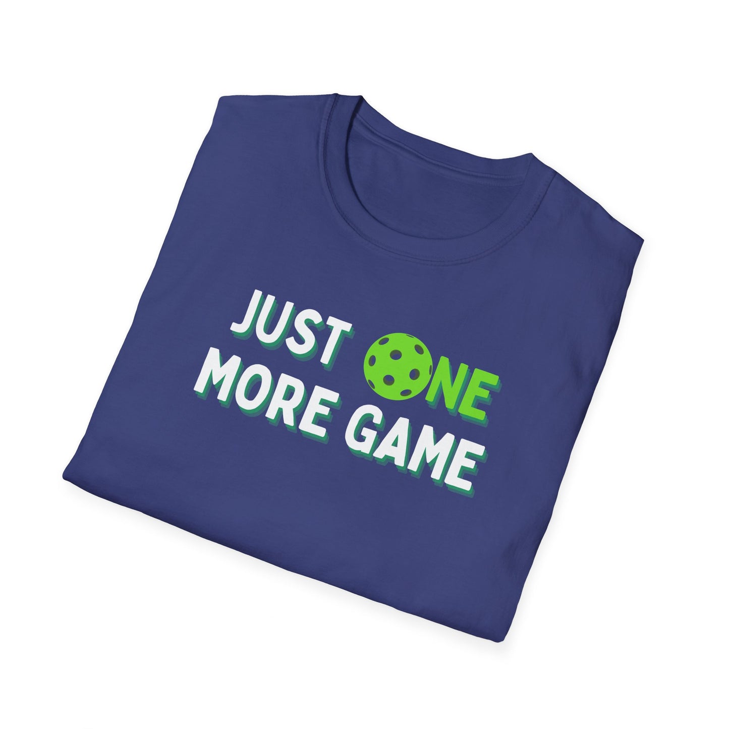 Just One More Game Pickleball - Unisex Softstyle T-Shirt