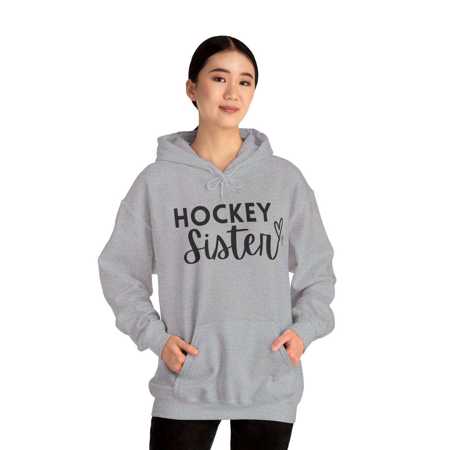 Hockey Sister Hoodie Unisex Heavy Blend™ Hooded Sweatshirt