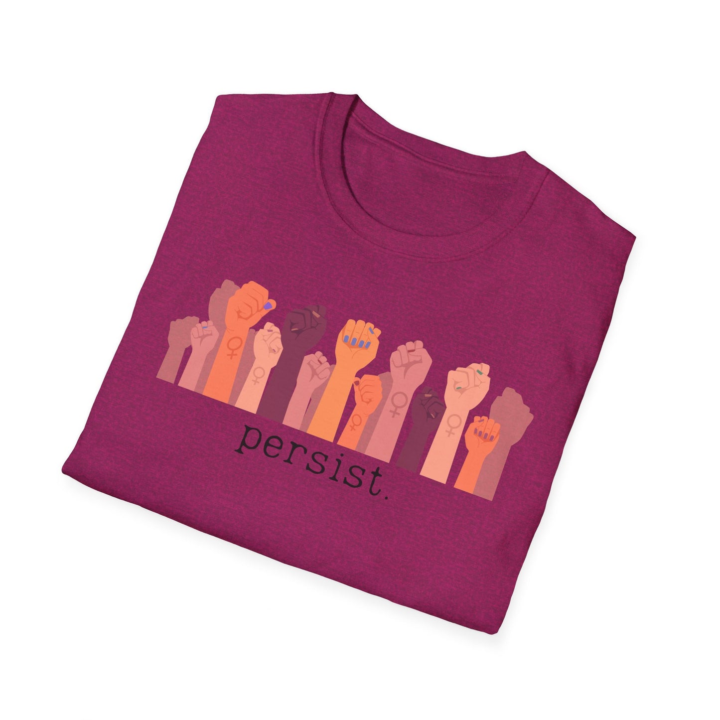 Persist Fists - Unisex Softstyle T-Shirt