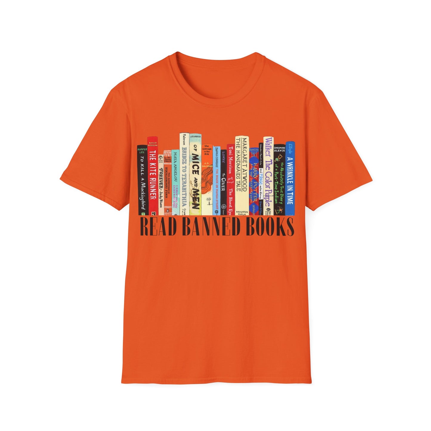 Read Banned Books - Unisex Softstyle T-Shirt