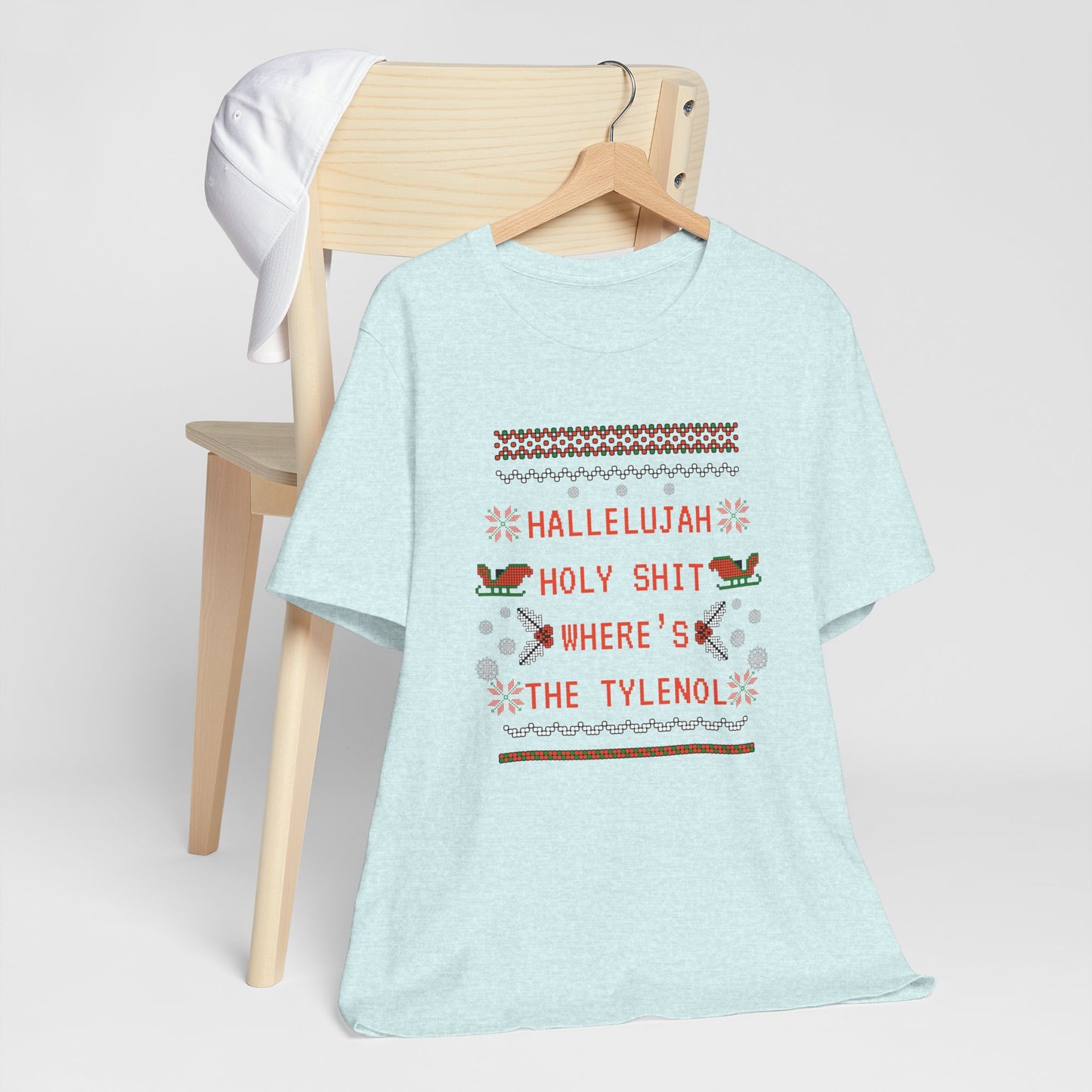 Christmas Vacay Where's the Tylenol - Unisex Jersey Short Sleeve Tee