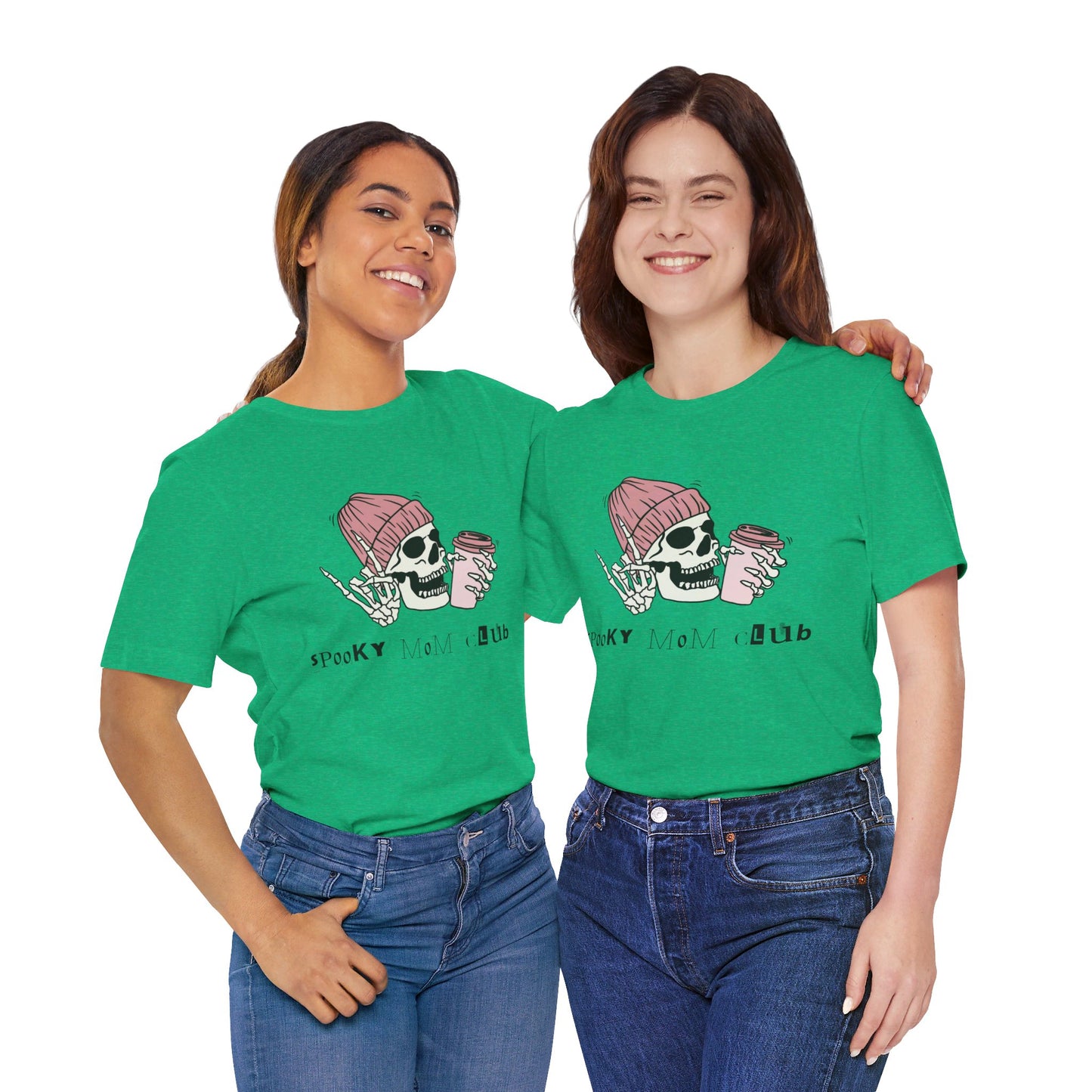 Spooky Mom Club Tshirt - Unisex Jersey Short Sleeve Tee