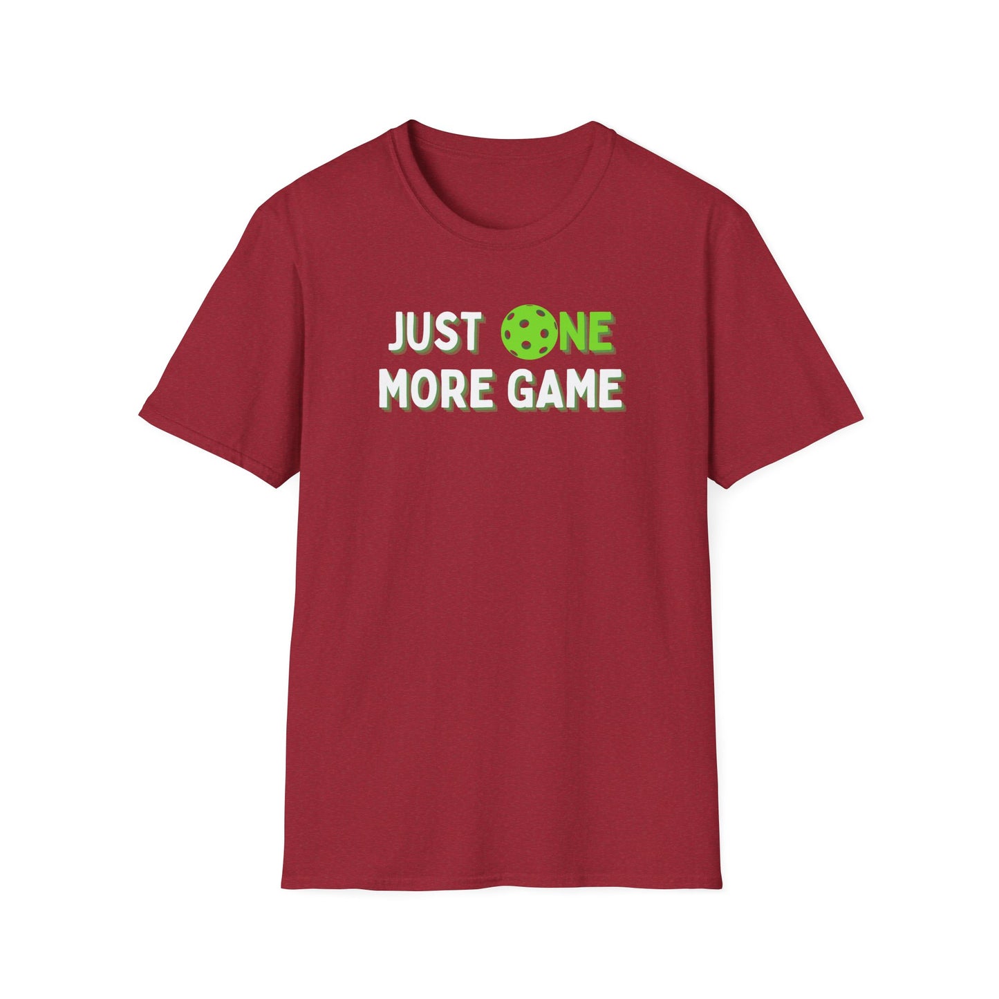 Just One More Game Pickleball - Unisex Softstyle T-Shirt