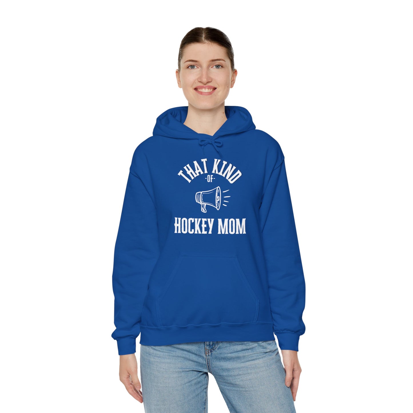 That Kind of Hockey Mom - Unisex Heavy Blend™ Hooded Sweatshirt