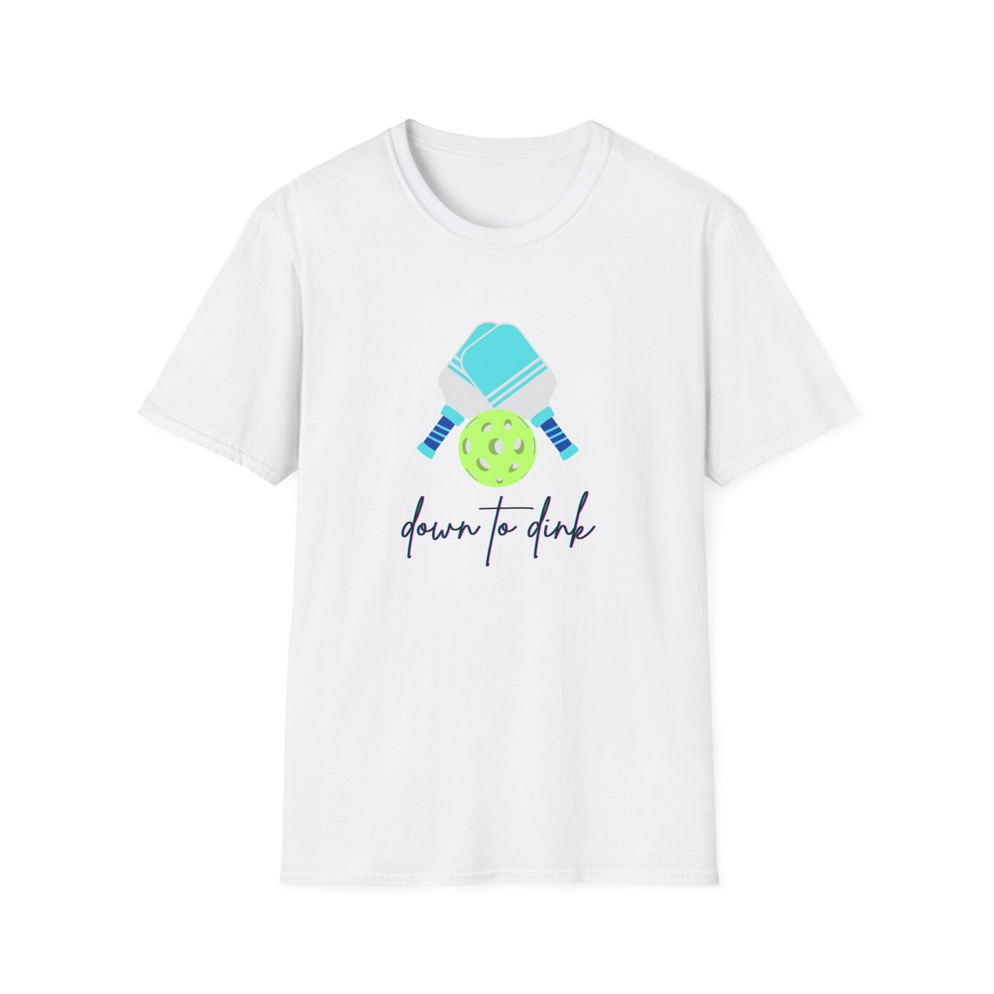 Down to Dink Pickleball - Unisex Softstyle T-Shirt