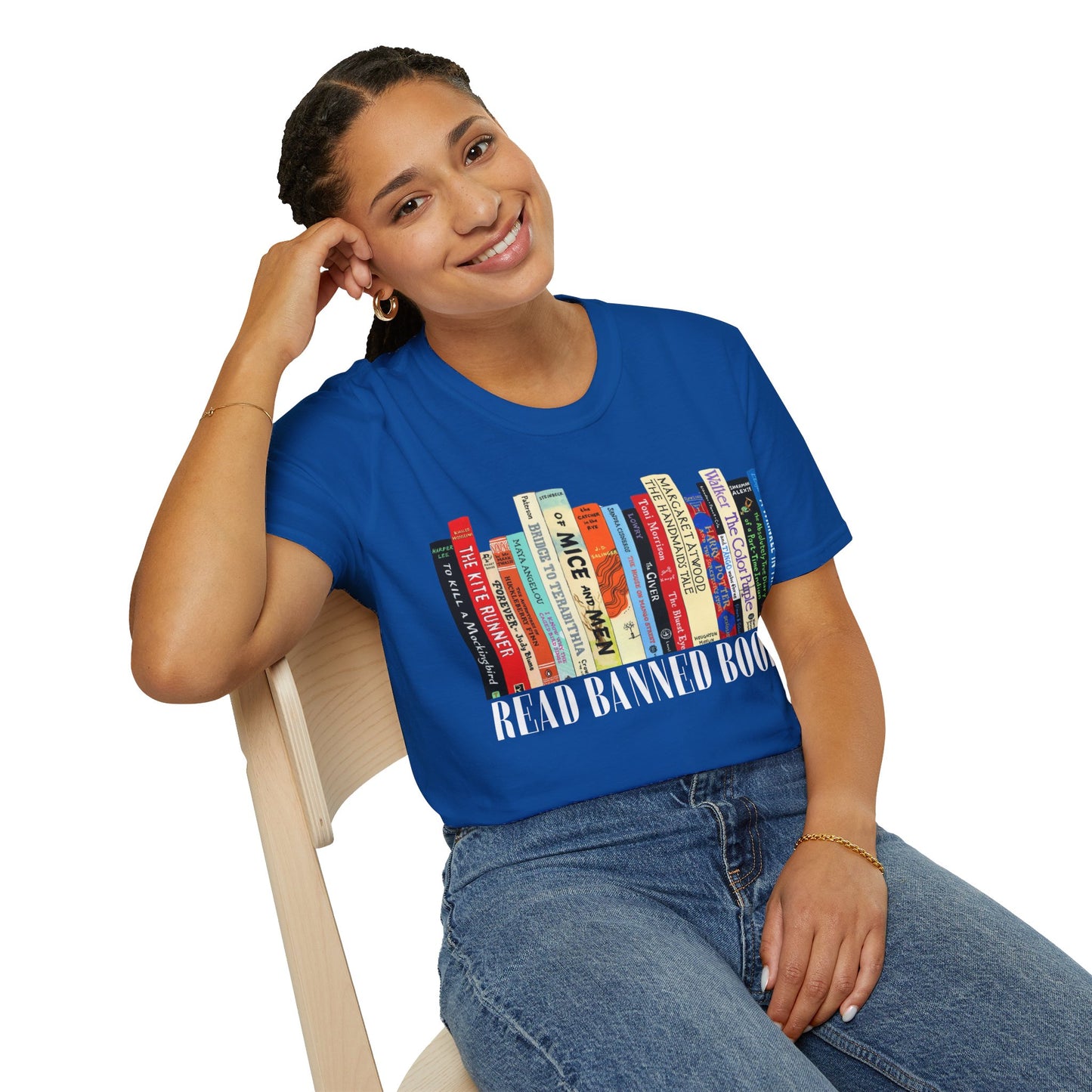 Read Banned Books - Unisex Softstyle T-Shirt