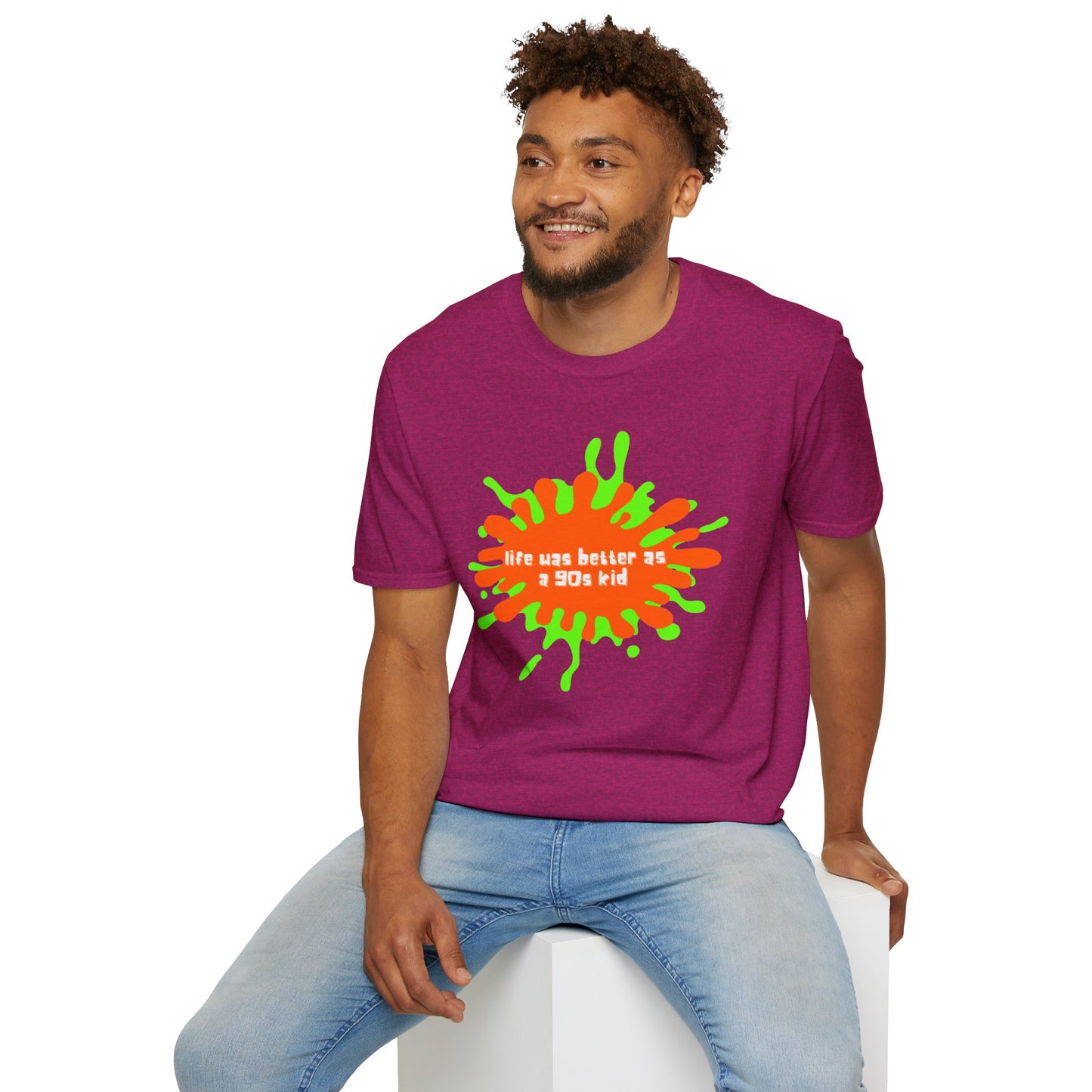 Life was better as a 90s kid Unisex Softstyle T-Shirt