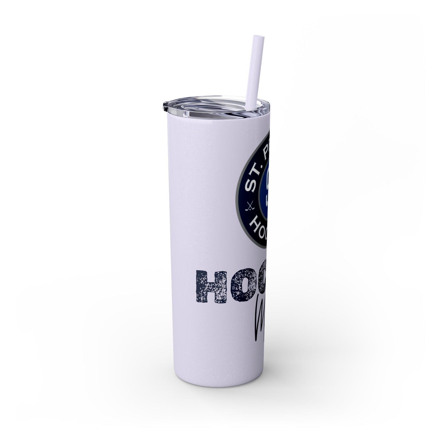 Hockey Mom STP Hockey Club - Skinny Tumbler with Straw, 20oz