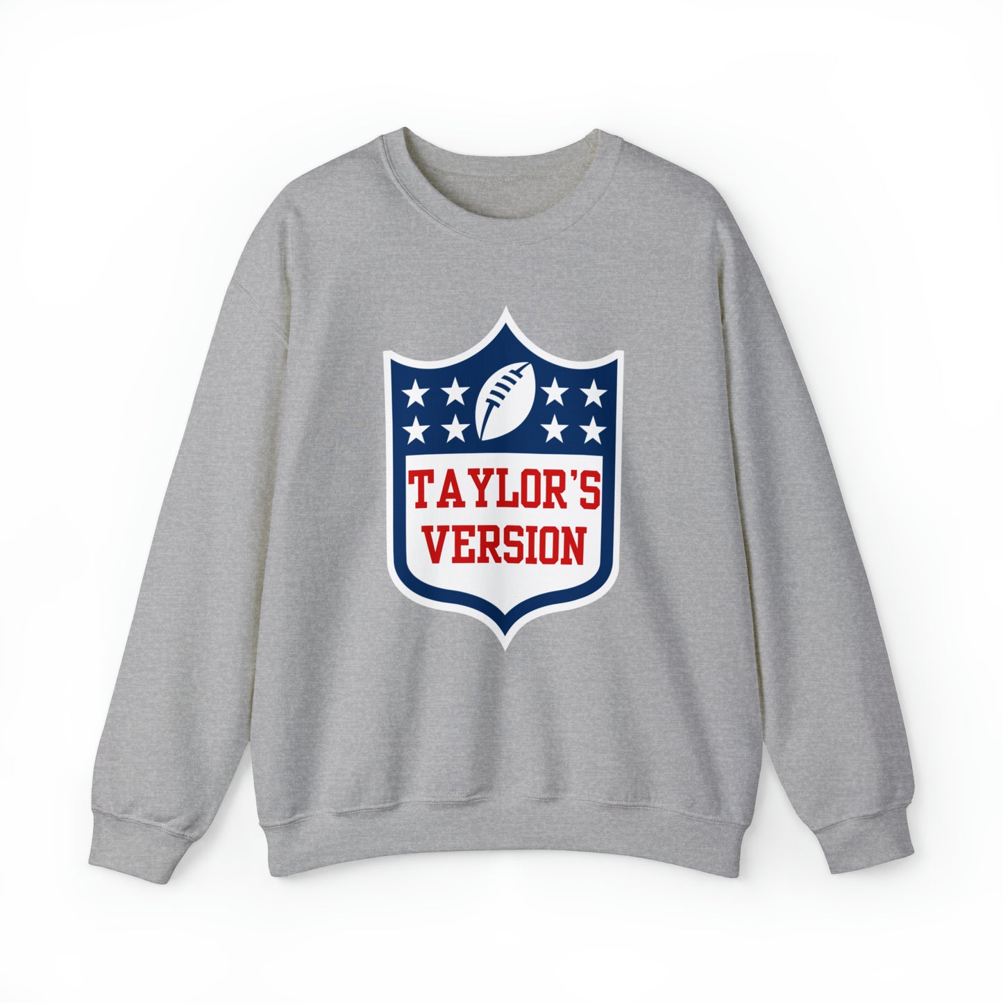 Taylor's Version Football Shirt - Unisex Heavy Blend™ Crewneck Sweatshirt