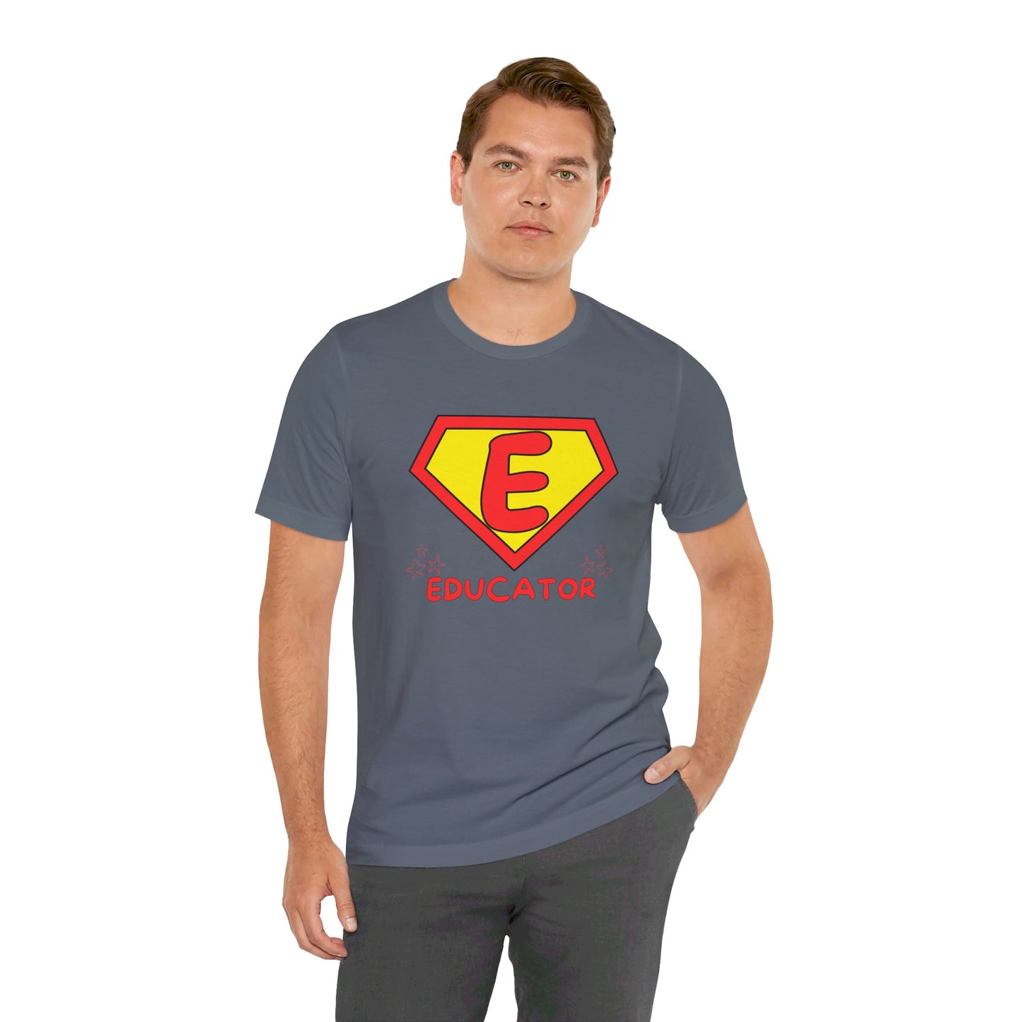 Educator Superhero - Unisex Jersey Short Sleeve Tee