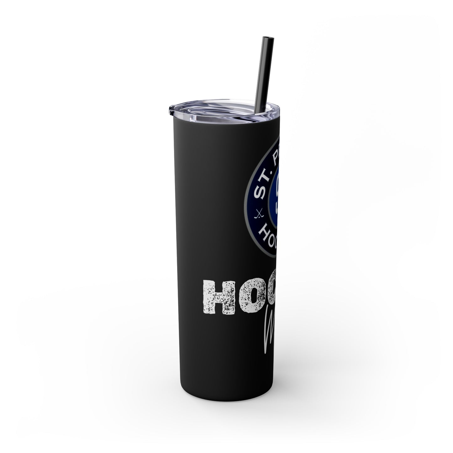 Hockey Mom STP Hockey Club - Skinny Tumbler with Straw, 20oz