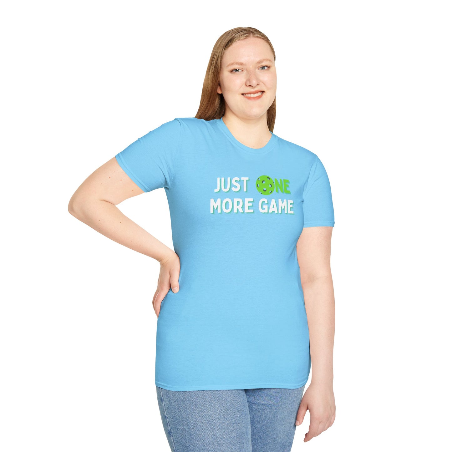 Just One More Game Pickleball - Unisex Softstyle T-Shirt