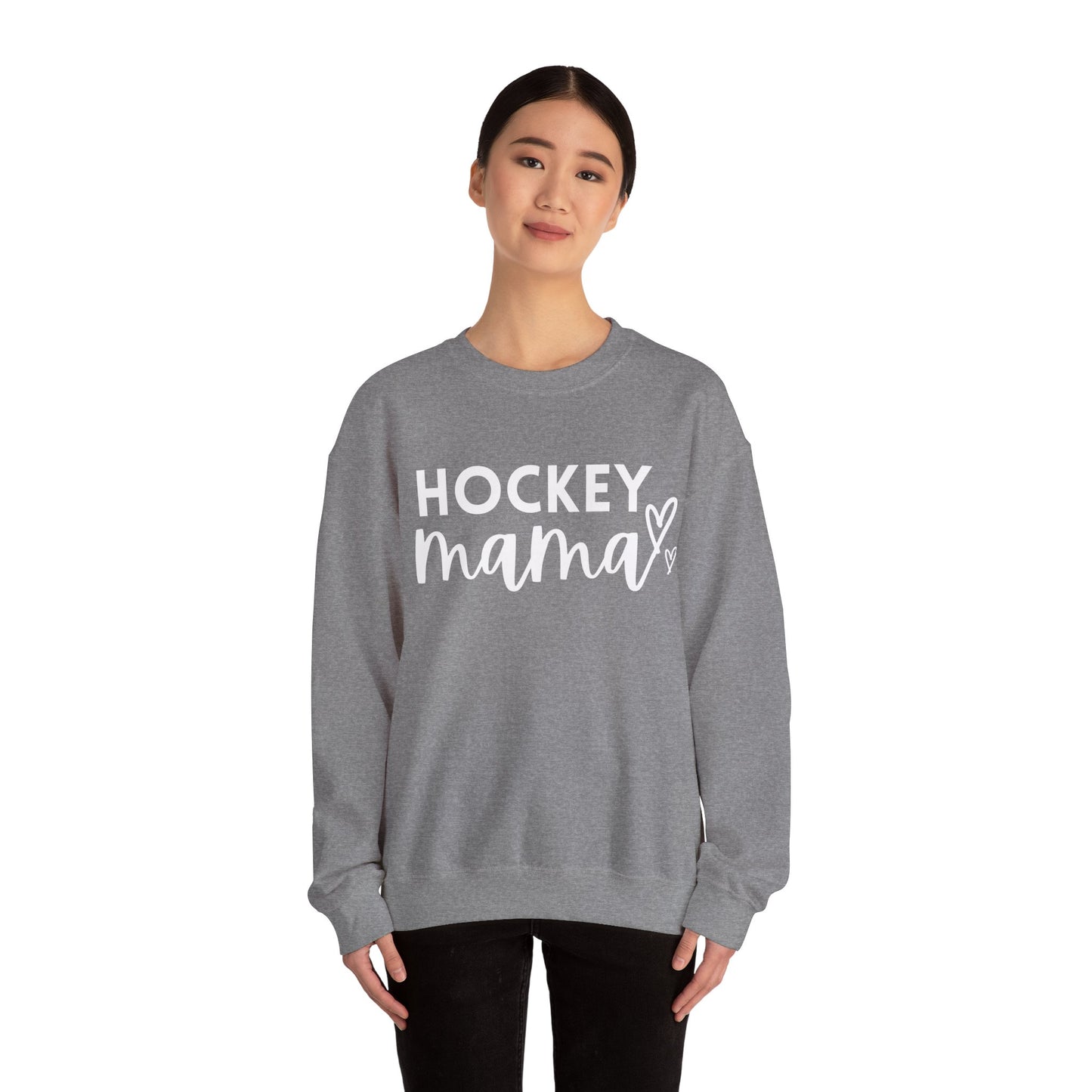 Hockey Mama Unisex Heavy Blend™ Crewneck Sweatshirt