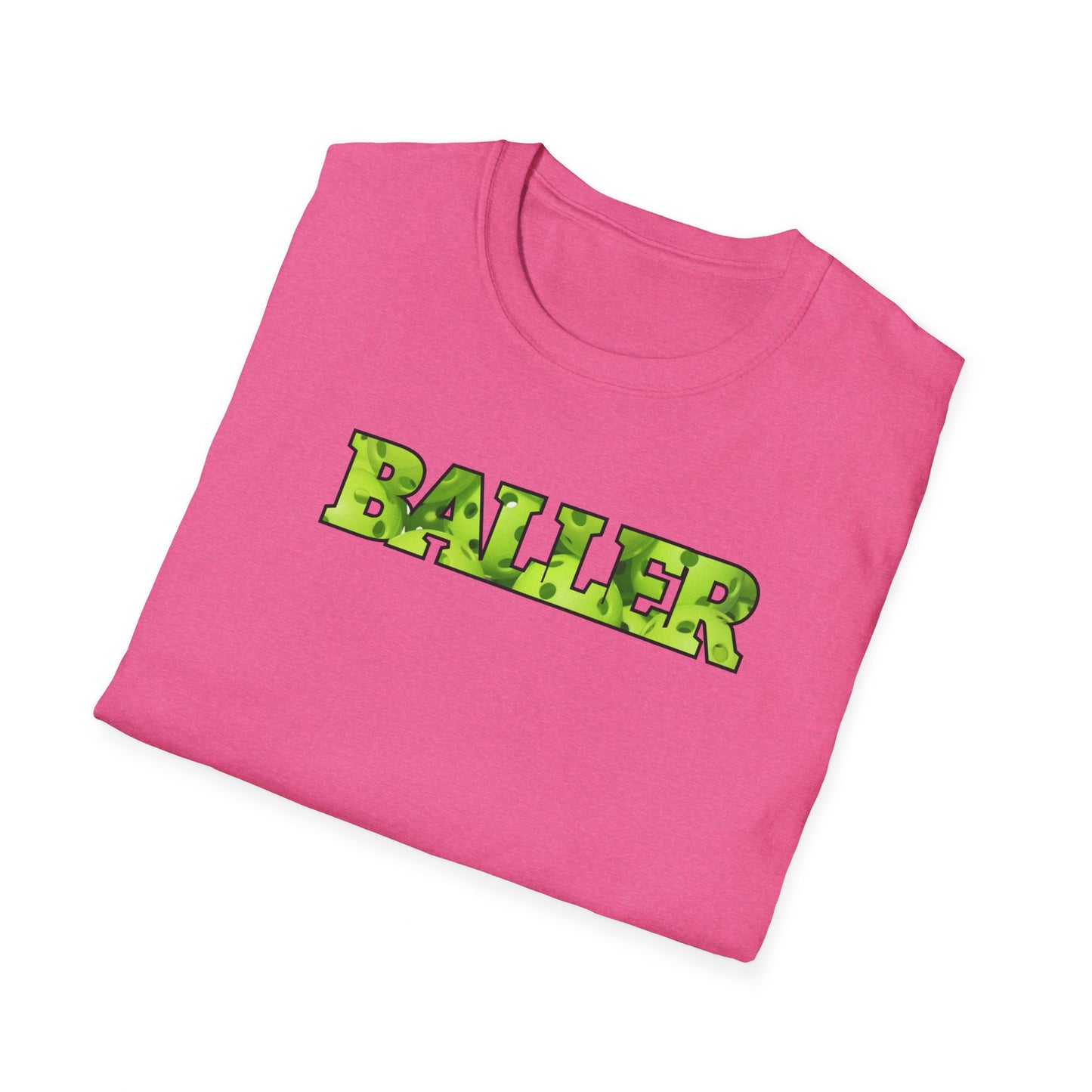 Baller Pickleball - Unisex Softstyle T-Shirt