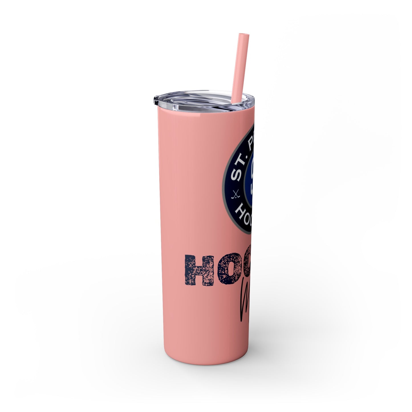 Hockey Mom STP Hockey Club - Skinny Tumbler with Straw, 20oz