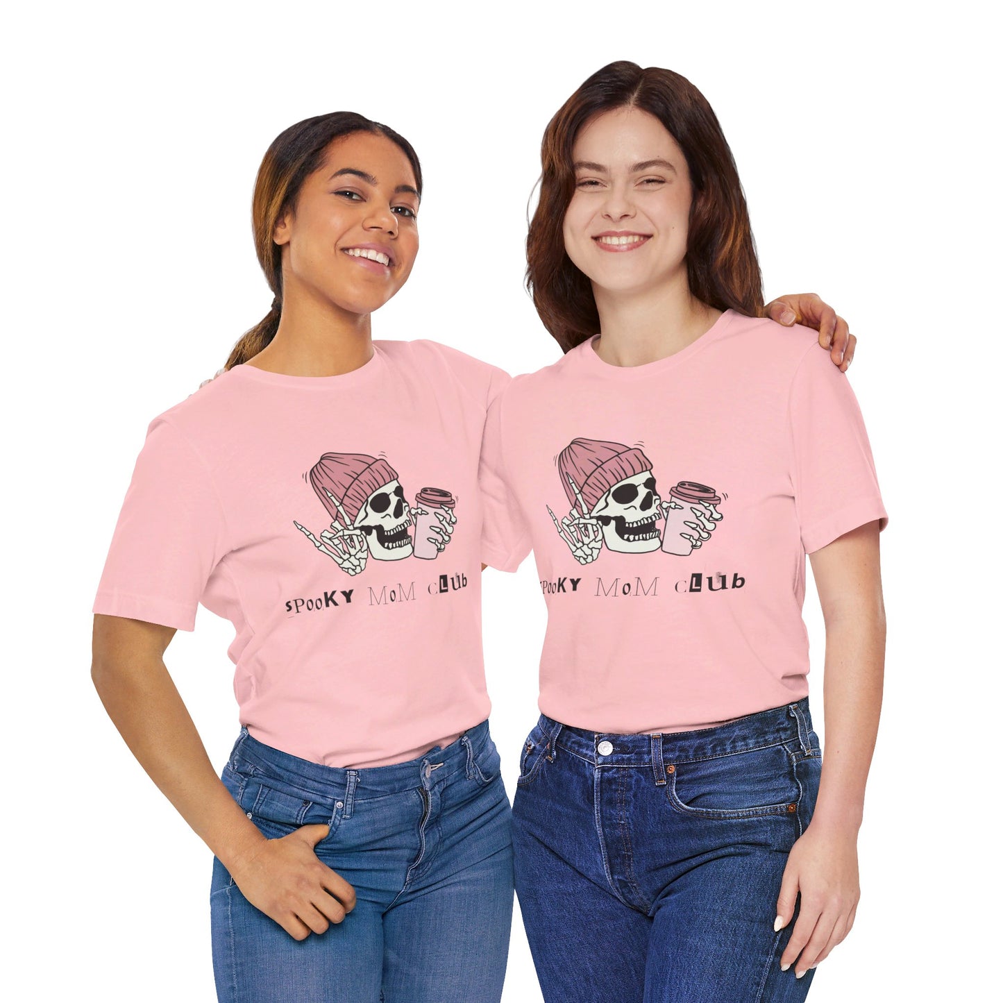 Spooky Mom Club Tshirt - Unisex Jersey Short Sleeve Tee