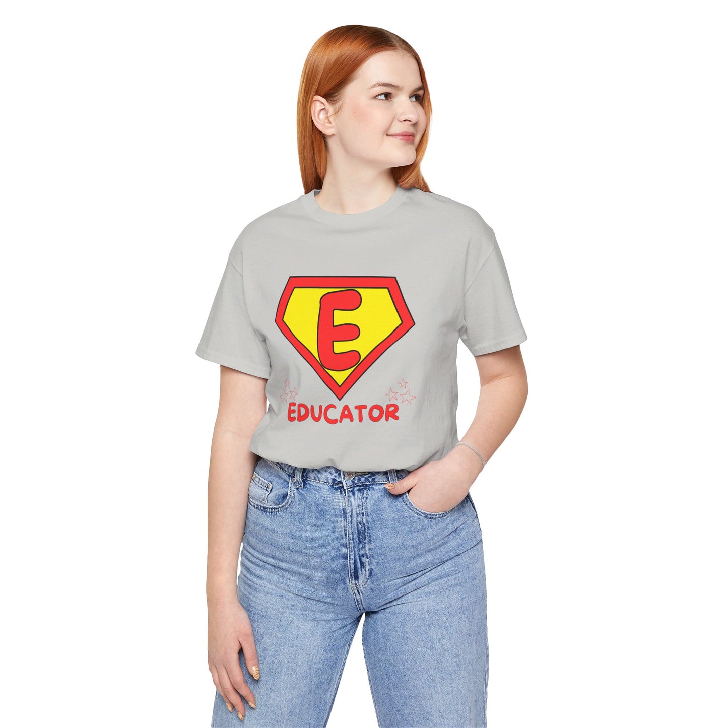 Educator Superhero - Unisex Jersey Short Sleeve Tee