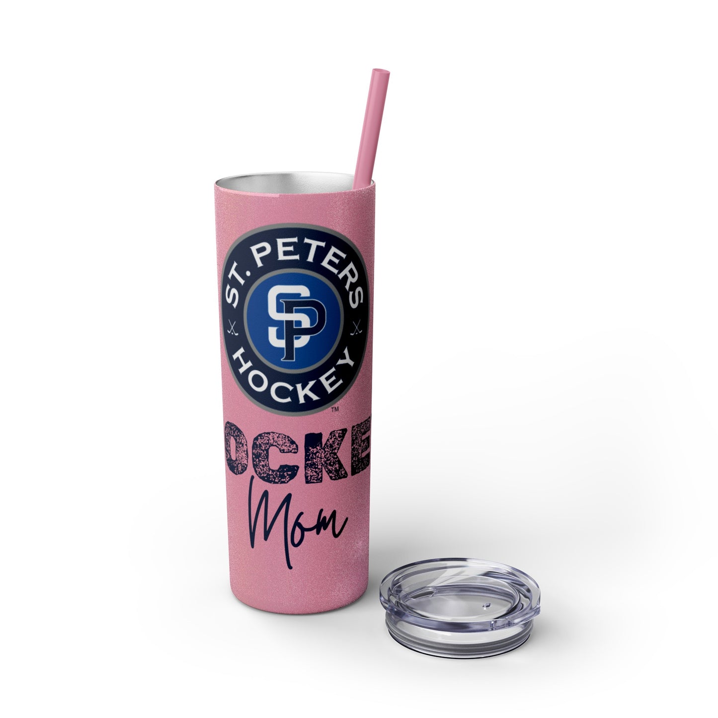 Hockey Mom STP Hockey Club - Skinny Tumbler with Straw, 20oz