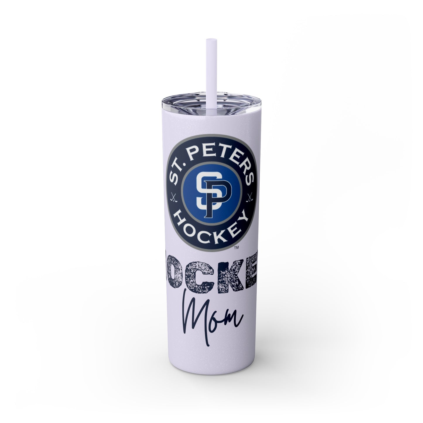 Hockey Mom STP Hockey Club - Skinny Tumbler with Straw, 20oz